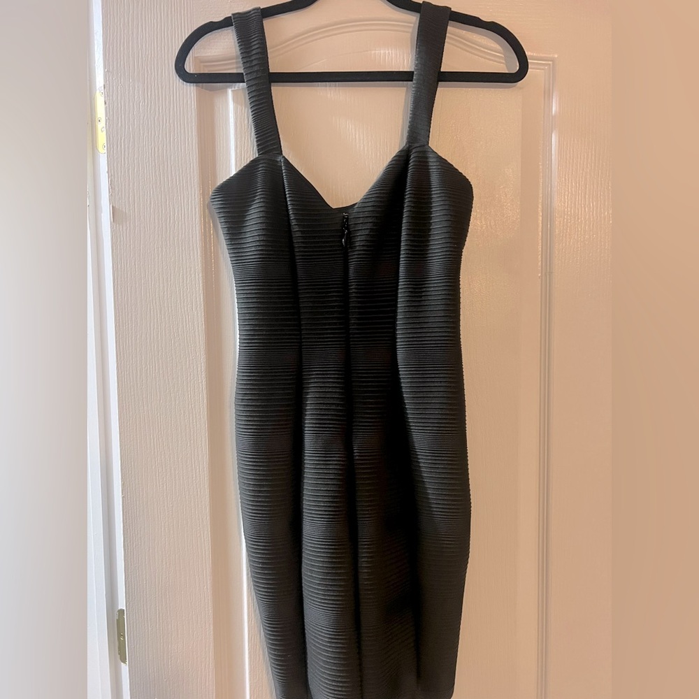 BEBE black mini bodycon dress